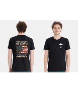 Christian Mens T-shirt Child of God Man of Faith America USA Short Sleev... - $29.77 CAD+