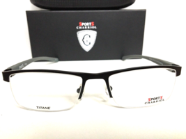 New Charriol Sport SP 23056 C1 54mm SemiRimless Titanium Men&#39;s Eyeglasses  Frame - £127.42 GBP
