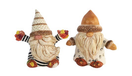 Gnome 21078 Autumn Fall Pumpkin 3D Figural Ceramic Figurine Blue Sky - $58.41
