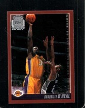 2000-01 Topps Tippoff #10 Shaquille O&#39;neal Nmmt Lakers Hof - £6.92 GBP