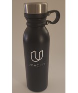 Udacity Black Metal Insulated Water Bottle 20.9 FL Oz - $11.98