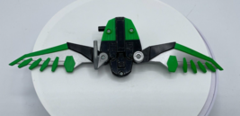 Vintage Power Rangers Lightspeed Rescue Green Power Ranger Plane Wing Vehicle - $7.59