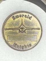 308th Fighter Squadron F-16 Emerald Knights Serial Air Force Challenge Coin - $24.75