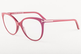 Tom Ford 5598 075 Red / Blue Block Eyeglasses TF5598 075 56mm - $217.55