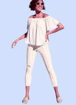 BP Swingy Cool Top XXLarge 18 White Swingy Soft Cool Jersey Short Sleeves NWT - £26.62 GBP