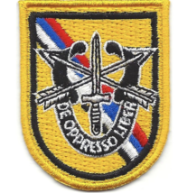 ARMY SPECIAL FORCES KOREA FLASH WITH CREST EMBROIDERED PATCH - £22.18 GBP