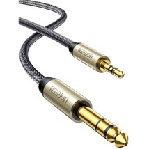 UGREEN 6.35mm 1/4 Male to 3.5mm 1/8 Male TRS Stereo Audio Cable with Zinc Alloy  - $26.99