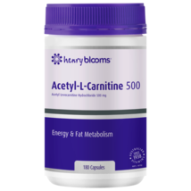 Henry Blooms Acetyl L-Carnitine 500 180 Capsules - £94.59 GBP