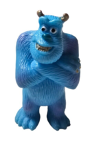 Disney Pixar Monsters Inc Sully Toy Figure PVC Cake Topper Arms Crossed 2.5&quot; - £8.66 GBP