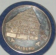Vtg Silver Coin Gaiberg Baden Germany German Commemorative Souvenir Token Jeton - £58.68 GBP