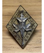 Vintage Canadaian Woman&#39;s Corps Hat Cap Badge Military Militaria KG JD - £9.29 GBP