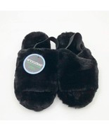Snoozies Women's black faux fur Slides Slippers Medium 7/8 Non Skid Soles - €11,04 EUR Snoozies Women's black faux fur Slides Slippers Medium 7/8 Non Skid Soles - €11,04 EUR