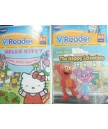 2 V.Reader Interactive E-Reading  VTech CARTS - Hello Kitty &amp; HAPPY SCIE... - £7.83 GBP