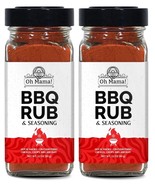 2 Oh Mama! BBQ Rub And BBQ Seasoning Blend the Killer Hogs Rub great on ... - $263.14 MXN