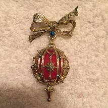 Gerry’s Christmas Ornament Brooch  - $10.00