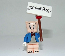 Building Toy Porky Pig Looney Tunes Cartoon Minifigure US - £5.22 GBP
