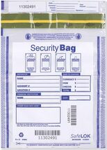 Dual Pocket Deposit Bag, 9&quot; x 12&quot;, 100 Bags - $835.20 MXN