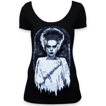 Lowbrow Art Monsters Bride Frankenbride Monster Tattoo Black Tee T-shirt S-2XL - £22.45 GBP