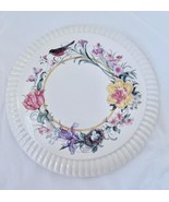 Vintage Heatwave Decorative Ceramic Warming Trivet w Robin Bird Flowers ... - £19.61 GBP