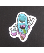 Ice Cream Bar With Bong Sticker 1.75&quot; x 1.58&quot; (AB) - $2.30 CAD