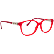 Versace Eyeglasses MOD. 3181-B 938 Red/Crystals Butterfly Frame Italy 55... - $129.99