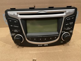 2014-2014 Hyundai Accent Am Fm Cd Player Radio Receiver 115159 - £79.13 GBP