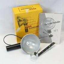 KODAK Flasholder Yellow Box Bracket Paperwork Cable Vintage Photography - £13.20 GBP