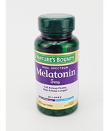Natures Bounty Dual Spectrum Melatonin 5mg Sleep Aid 60 Tablets BB4/27 - $17.91 CAD