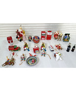 Lot of 22 Coca-Cola Trim-a-Tree Miniature Christmas Ornaments - £79.23 GBP