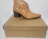 Frye and Co. Womens Palma Stacked Heel Booties Light Tan Size 10M NEW Vegan - £49.21 GBP