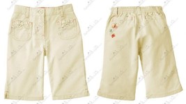 Janie and Jack Butterfly Garden Khaki Crop Pants 4T EUC - £9.40 GBP