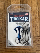 Eagle Claw Trokar Pro-V Flip Hook Size 2/0-Brand New-SHIPS N 24 Hours - £14.78 GBP