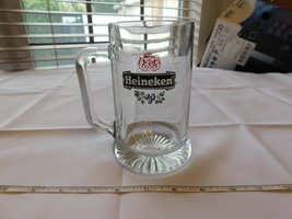 Heineken Beer Mug cup stein Heineken Holland Brewery Drink Glass 5.5&quot; Tall - £12.10 GBP
