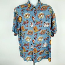 Big Dogs Men&#39;s Button-front Casual Shirt Size Extra Large Multicolor TG6 - $14.35