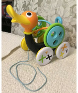 Yookidoo WHISTLING PULL ALONG DUCK 2-in-1 Toddler Toy with Bead Roller C... - £27.30 GBP