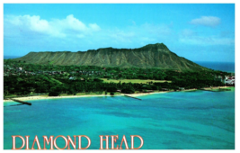 Diamond Head Waikiki Hawaii Postcard - £18.32 GBP