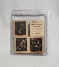 New Stampin Up! All I Have Seen Wood Mounted Stamp Set Retired 2005-SKU#SP5 - $7.97