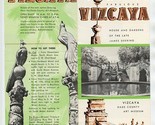 Vizcaya Dade County Art Museum Brochure Biscayne Bay Miami Florida 1950&#39;s - $17.82