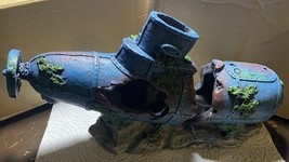 Aquarium Submarine Ornaments Shipwreck Decorations - Resin Material Sunk... - $12.19