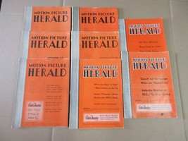 Vintage Motion Picture Herald Better Theatres Magazine Lot of 8 Magazines    3 - £286.21 GBP