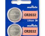 Murata CR2032 Battery DL2032 ECR2032 3V Lithium Coin Cell (10 Batteries) - £3.82 GBP+