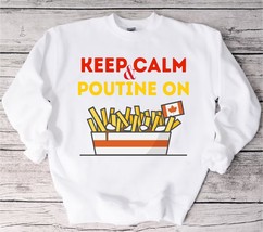 Poutine sweatshirt ,Funny Poutine Design, Canadian sweater unisex ,Canada Day,Ca - £35.18 GBP