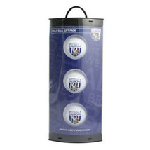 3 WEST BROMWICH ALBION WBA FOOTBALL CLUB CRESTED GOLF BALLS - £22.42 GBP