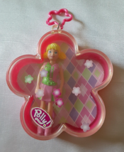 Polly Pocket Flower Power  - Clip It To Go! set - Polly Doll with Outfit &amp; Case  - $5.00