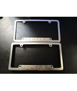 Genuine Bentley OEM Metal License Plate Frames – Raised Letters – Pair (2X) - $2,916.71 MXN