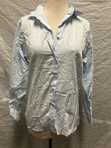 Vintage Charles Cotonay Women’s Anastasia Point Blue Trach Shirt Size 6/36  - £58.66 GBP