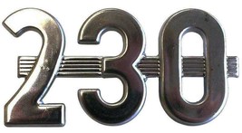 366723R1 Fits International 230 Tractor Emblem 3 1/2&quot; x 1 7/8&quot; - $262.12 MXN