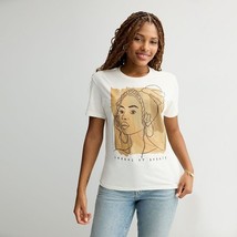 Juniors&#39; Modern Lux Shades of Beauty Short Sleeve Tee, Girl&#39;s, Size: XS,... - $12.99