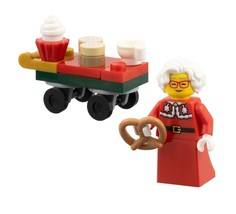 NEW City Lego Mrs. Clause Minifigure &amp; Desert Cart Mini Set - $12.56