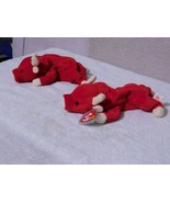 RARE-VINTAGE-1995-SNORT-TY-BEANIE-BABY-RED-BULL-PLUSHIE WITH TAG - 4002 5 - £229.07 GBP